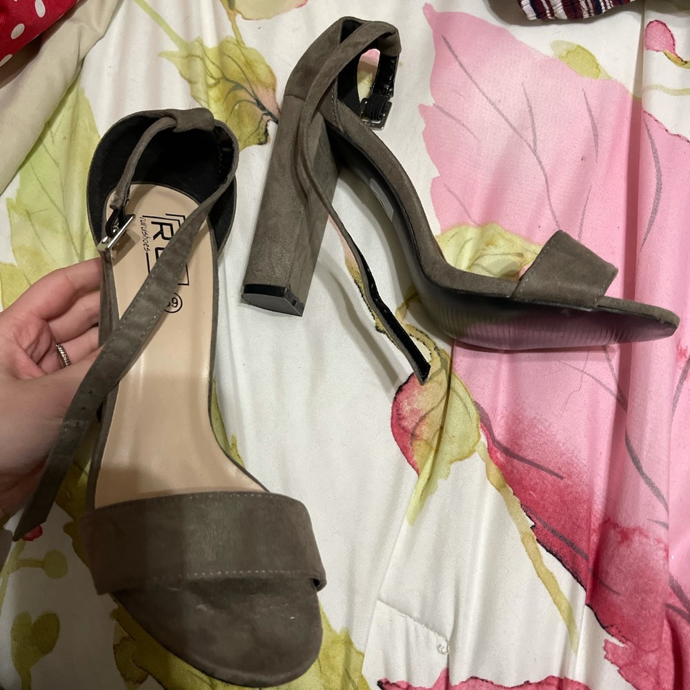 Grey heels